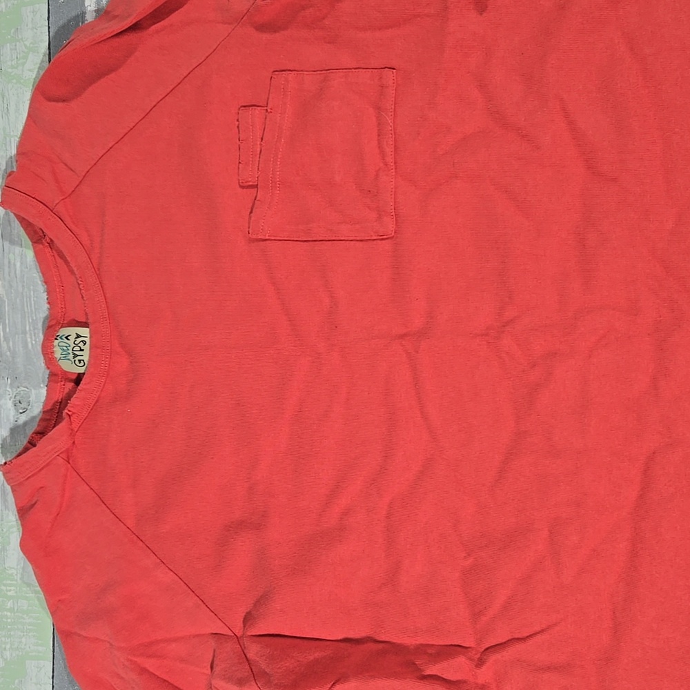 Coral Jaded Gypsy Shirt/Top Sz Large - Picture 3 of 6